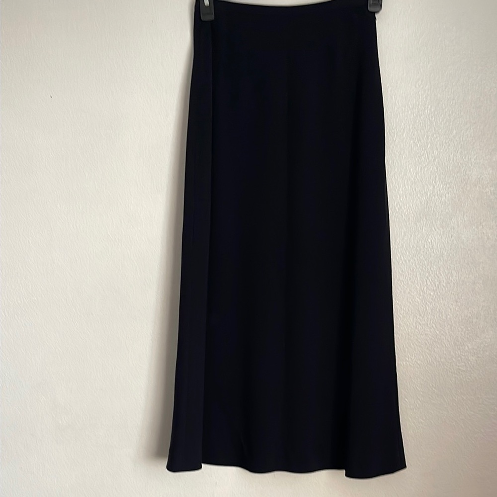 Ann Taylor Black Maxi A-Line Skirt for Work